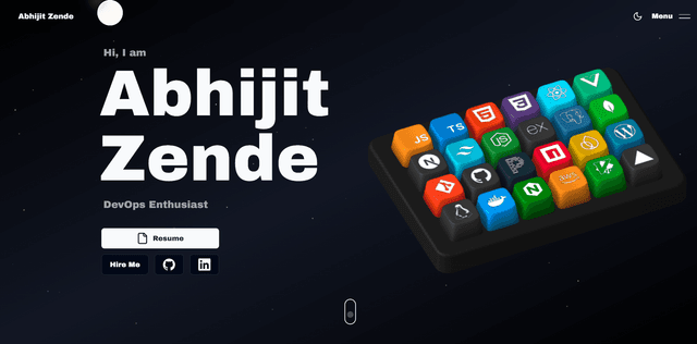 screenshot of "Portfolio